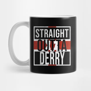 Straight Outta Derry - Gift for Northern Irish, Northern Irishmen , Northern Irishwomen,  From Derry in Northern Ireland Irish Mug